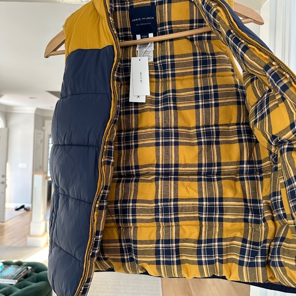 Janie and Jack Reversible Puffer Vest - Picture 3 of 3